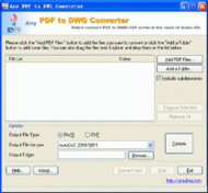 PDF to DXF Converter Any screenshot